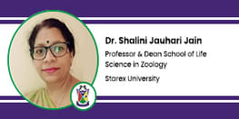 Interview Dr Shalini Jauhari Jain Professor and Dean School of Life Science in Zoology at Starex University Gurgaon